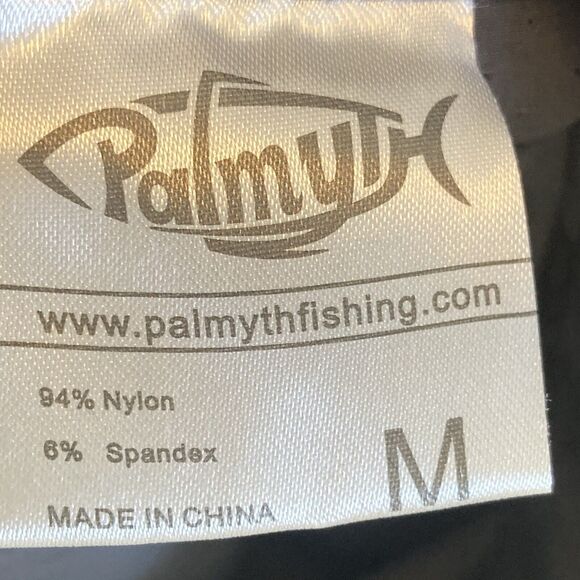 Palmyth Shorts Mens Medium Fishing Gray Boating‎ Flat Front Pockets - Picture 7 of 8